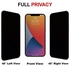 Privacy screen protector for iPhone 14 Pro Max, anti-spy tempered Nano glass