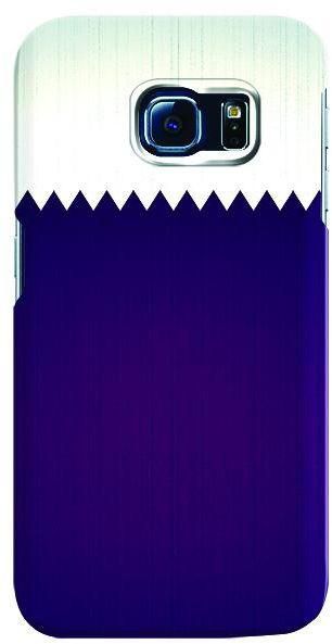 Stylizedd Samsung Galaxy S6 Edge Premium Slim Snap case cover Matte Finish - Flag of Qatar
