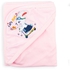 Night Angel - Baby Hooded Blanket, Pink 1- Babystore.ae