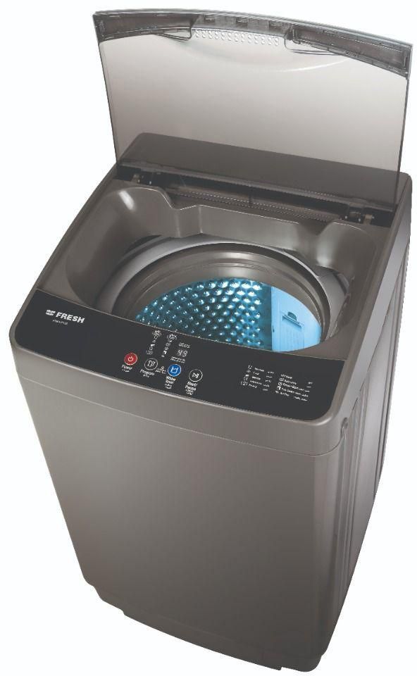 Fresh Top Loading Washing Machine 7 K.G. - Silver Metal