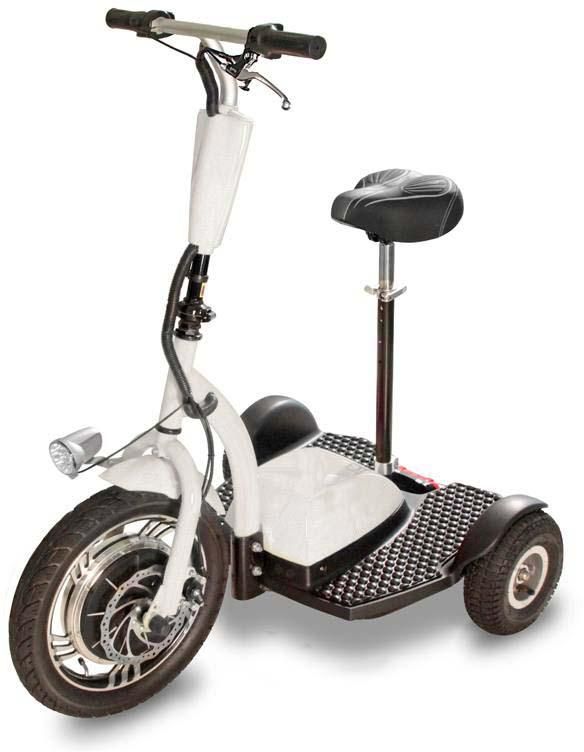 Daylili 3 Wheel Electric Scooter for Adults White