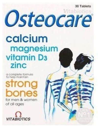 Osteocare Calcium Magnesium Vitamin D, Zinc For Strong Bones, Joint Bone, Knee Pains , Supplement Bone Health Tablets 30s