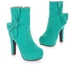 Generic Women's Ankle Boots Green sued boots
