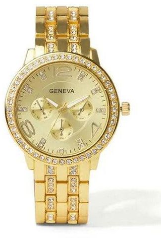 Women's Water Resistant Stainless Steel Analog Watch AWNTG-01-W0011 - 37 mm - Gold