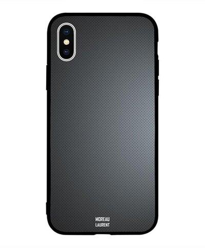 Skin Case Cover -for Apple iPhone X Black Lighten Doted Pattern Black Lighten Doted Pattern