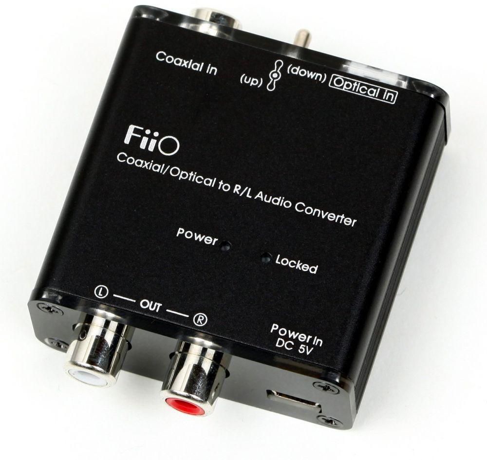FiiO D3 Digital to Analog Audio Converter - 192kHz/24bit Optical and Coaxial DAC
