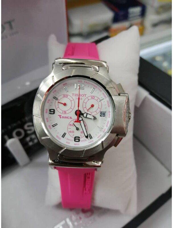 Tissot Ladies Luxury Women's Watch T Race (Pink/Silver)