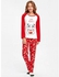 Deer Rudolph Matching Family Christmas Pajama Set - Red - Mom Xl
