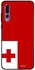 Thermoplastic Polyurethane Skin Case Cover -for Huawei P20 Pro Tonga Flag Tonga Flag