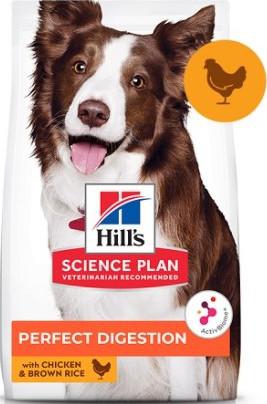 Hill’s Science Plan Perfect Digestion Medium Adult 1+ Dog Food With Chicken And Brown Rice 2.5kg
