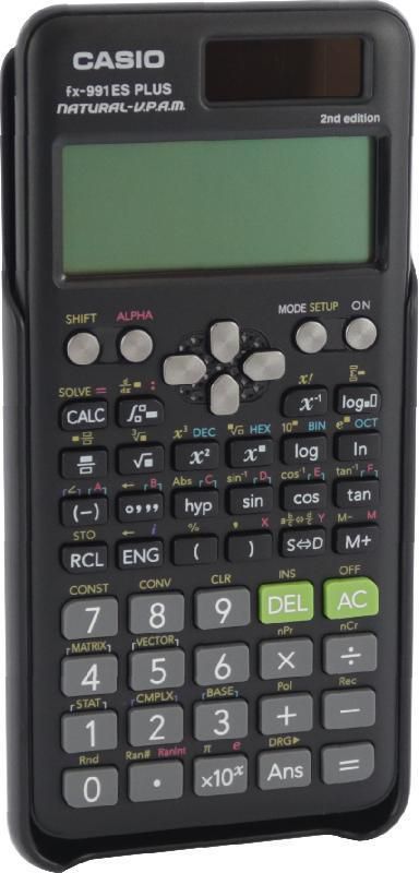 كاسيو fx -‎‎991‎‎ES بلس الطبعة الثانية آلة حاسبة علمية