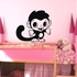 Decorative Wall Sticker - Small Monkey Long Tail