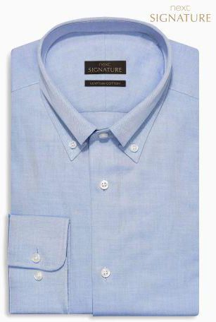 Signature Shirt With Button Down Collar
