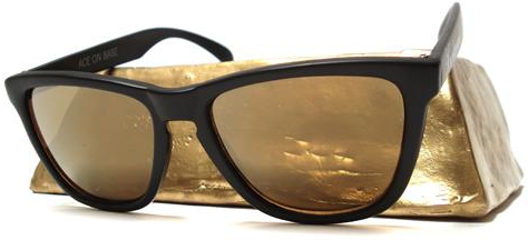 KnockAround Sunglasses Premium Black Gold