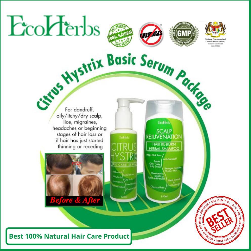 EcoHerbs Hair Care Citrus Hystrix Complete Value Set