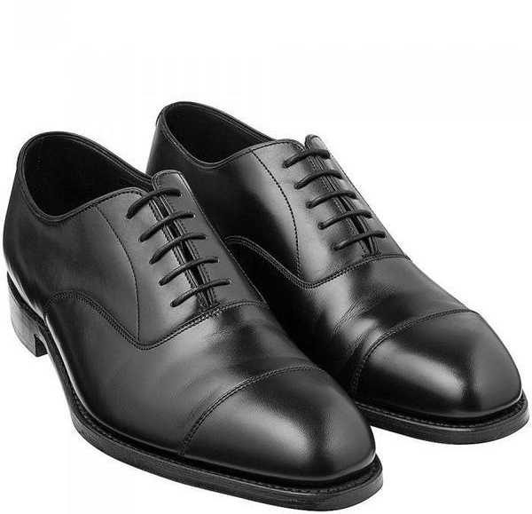 LOAKE Aldwych calf oxford shoe - Black