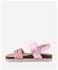 Varna Double Strap Sandals - Pink