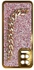 Oppo A54 4G- Glitter Cover With Golden Frame And Chain