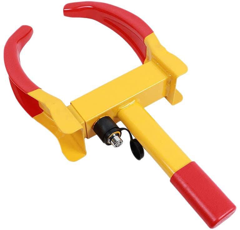 Get TRUTZHOLM Wheel Lock Clamp - Yellow with best offers | Raneen.com