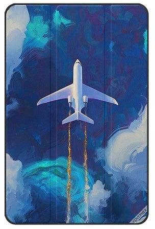 Airplane Art Protective Flip Case And Cover For Samsung Galaxy Tab A T510/T515 Multicolour