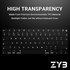 ZYB Slim TPU Keyboard Protection, High Transparency Keyboard for 2022 2023 MacBook Air 13.6/15.3 Inches M2 A2681/A2941, 2021 2023 MacBook Pro 14 16 M2 M1 A2779/A2442/A2780/A2485, AZERTY EU-Layout TPU