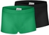 Silvy Set Of 2 Casual Shorts For Girls - Green Black, 12 - 14 Years
