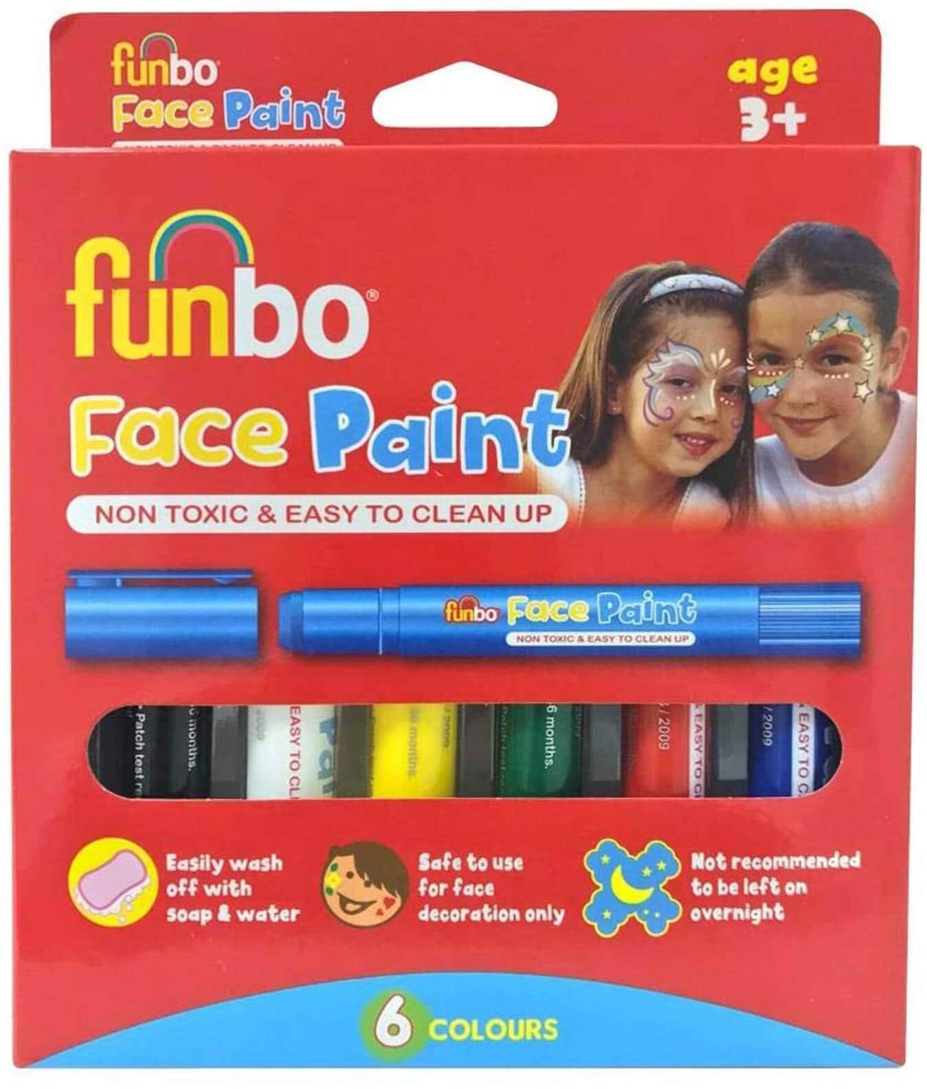 Funbo face paint sticks 6 g &times; 6
