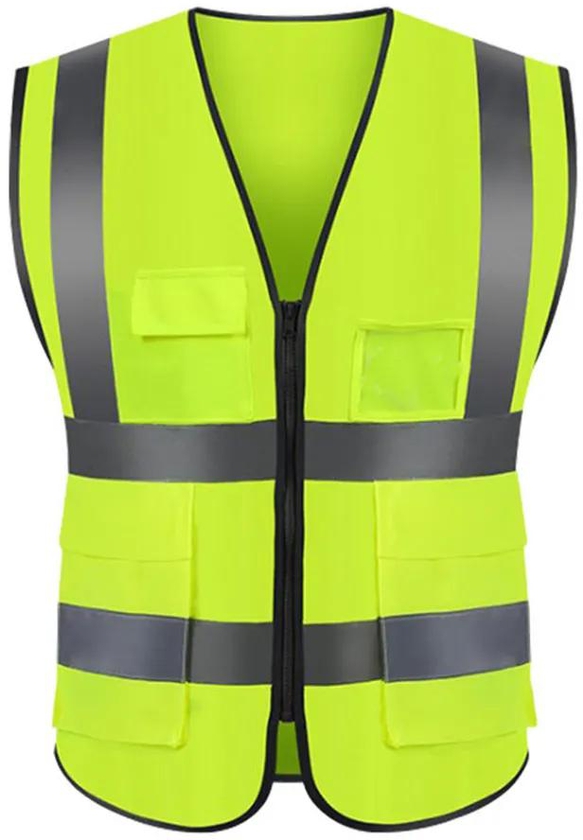 High Visibility Road Working Reflective Vest Outdoor Motorcycle Cycling Safety Waistcoat Clothing Reflective Jacket
