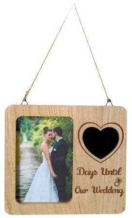 Distressed Wooden Picture Frame Brown 4x6inch