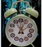 Unique Style Alarm Clock Bell With Night Light - Light Green