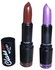Classic Make Up 2pcs Matte Lipstick- Thunder & Electric Purple