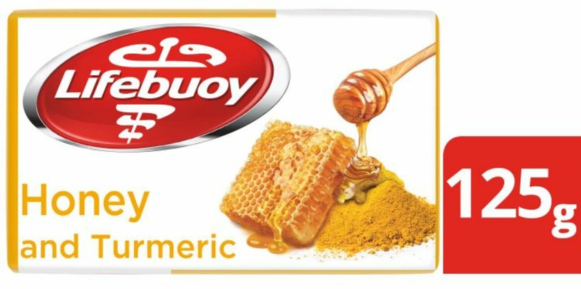 Lifebuoy bar soap turmeric &amp; honey 125 g