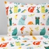 LATTJO Duvet cover and pillowcase - animal/multicolour 150x200/50x80 cm