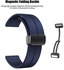 20mm Silicone Strap With Magnetic Folding Buckle For Amazfit GTS 4/GTS 4 Mini/GTS 3 Blue
