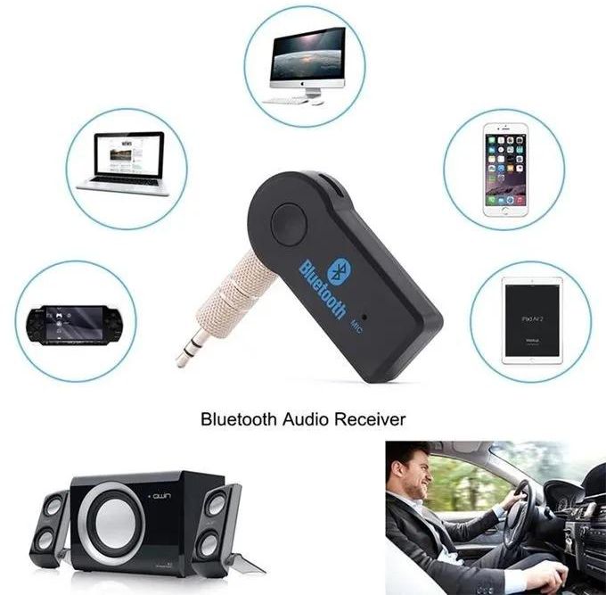 2 In 1 Wireless Bluetooth 5.0 Receiver Transmitter Adapter 3.5mm Jack For Car Music Audio Aux A2dp Headphone Reciever Handsfree - Wireless Receiver
