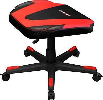 DXRacer Racing Adjustable Storage Ottoman Footstool Chair Gaming Furniture (Black and Red) | FR/FX0/NR