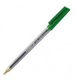 Staedtler Stick 430 Medium Ball Pen, Green 10/box