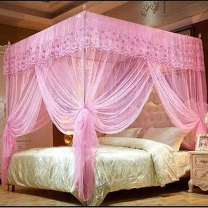 Mosquito Net With Metallic Stand - PINK