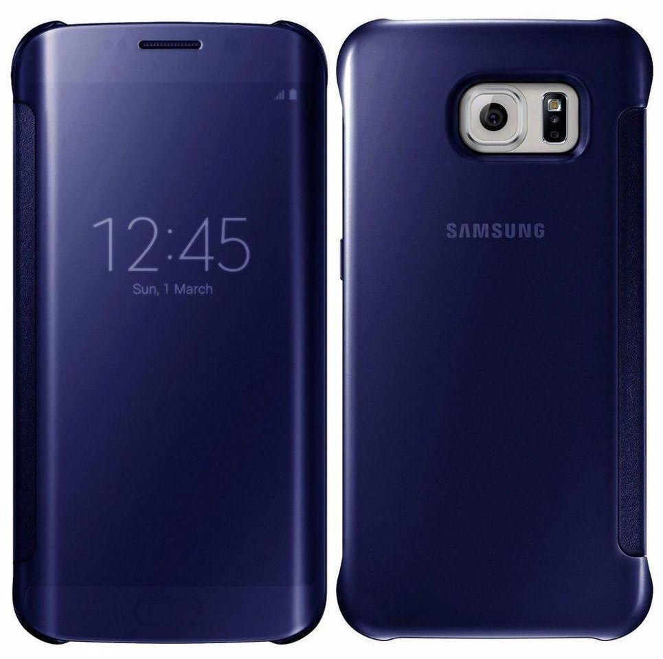Margoun Smart Clear View Mirror Flip Case Cover compatible with Samsung Galaxy Note 5 N920 - Blue