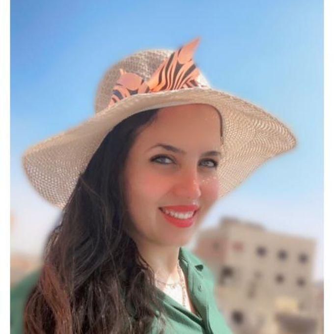 Handmade قبعة بحر لونها سكرى مع سكارف ملون رقيق لجميع المقاسات
