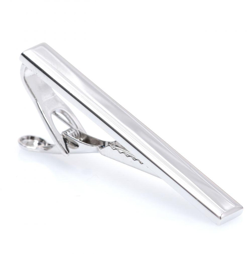 Kenneth Cole Reaction Essential Tie Clip for Men - Metal, Silver