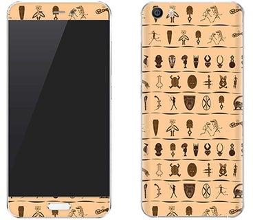 Vinyl Skin Decal For Xiaomi Mi5 Tribal Hieroglyphics