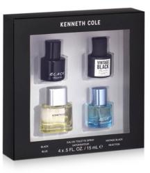 Kenneth Cole (M) Mini Set Edt 4 X 15ml (Black + Reaction + Vintage Black + Blue)