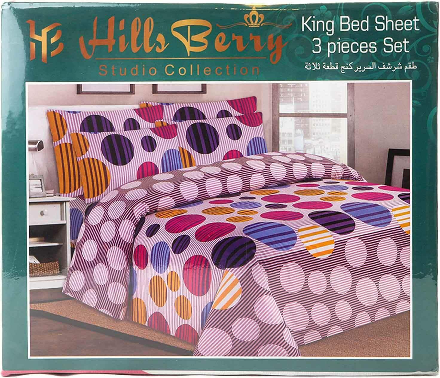 King bed sheet 3 pieces set 