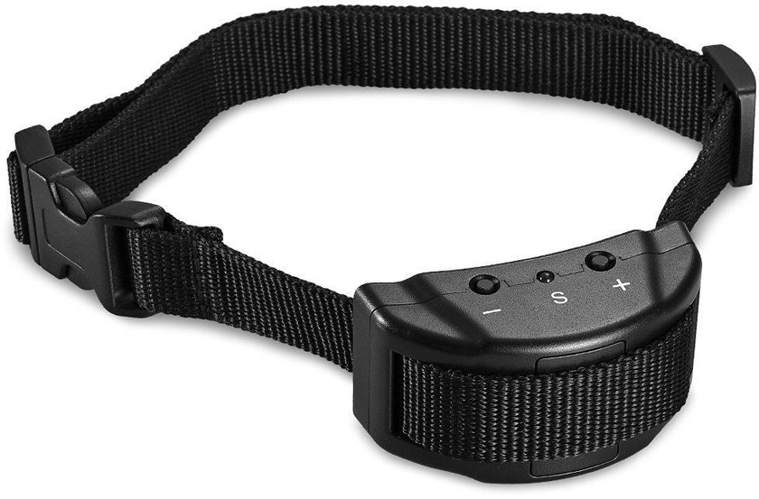 PetWant Electronic Adjustable Dog No Bark Shock Control Pet Training Collar for 15-120 Pounds Dogs