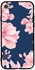 Skin Case Cover -for Apple iPhone 7 Light Pink Flowers with Blue Background Light Pink Flowers with Blue Background