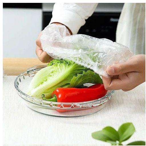 Bags To Cover Food In The Refrigerator And Outside 100Pieces