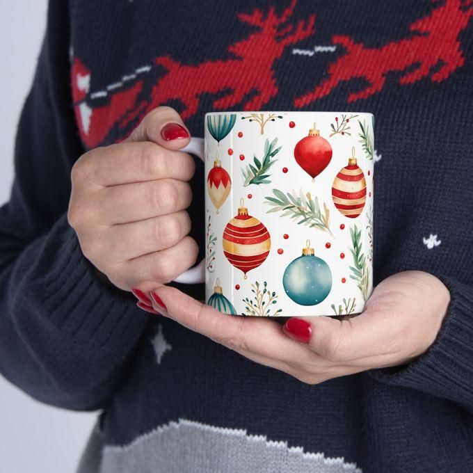 Christmas Mug Wrap مج مطبوع للكريسماس