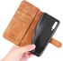 For Huawei Y9s / Honor 9X Pro / 9X DG.MING Retro Oil Side Horizontal Flip Case With Holder & Card Slots & Wallet(Brown)