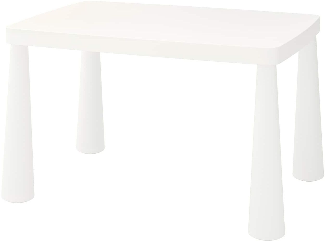 MAMMUT Children's table - in/outdoor white 77x55 cm